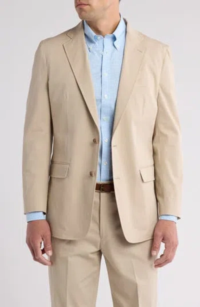 Brooks Brothers Stretch Cotton Sport Coat In Neutral