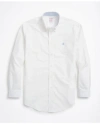 Brooks Brothers Stretch Madison Relaxed-fit Sport Shirt, Non-iron Oxford In White