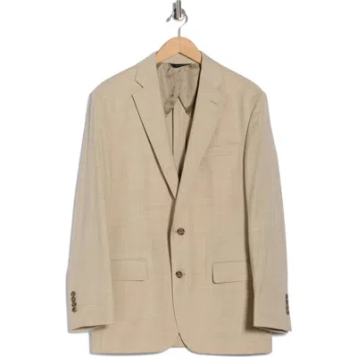 Brooks Brothers Stretch Wool Blazer In Brown