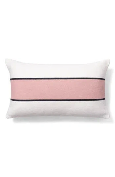 Brooks Brothers Stripe Decorative Throw Pillow In White
