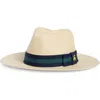 Brooks Brothers Stripe Grosgrain Band Fedora