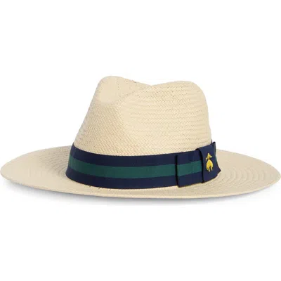 Brooks Brothers Stripe Grosgrain Band Fedora