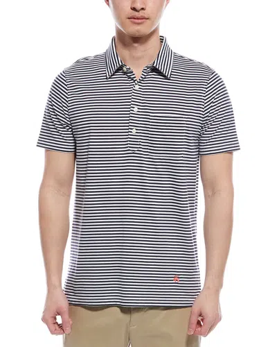 Brooks Brothers Stripe Knit Polo Shirt