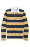 BROOKS BROTHERS BROOKS BROTHERS STRIPE LONG SLEEVE COTTON POLO