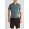 BROOKS BROTHERS BROOKS BROTHERS STRIPE SHORT SLEEVE COTTON POLO