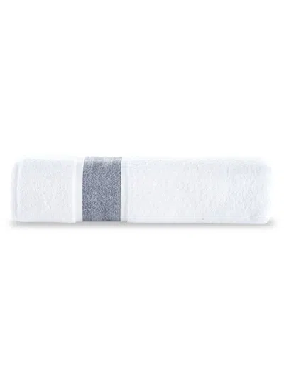 Brooks Brothers Stripe Turkish Cotton Bath Sheet In Navy