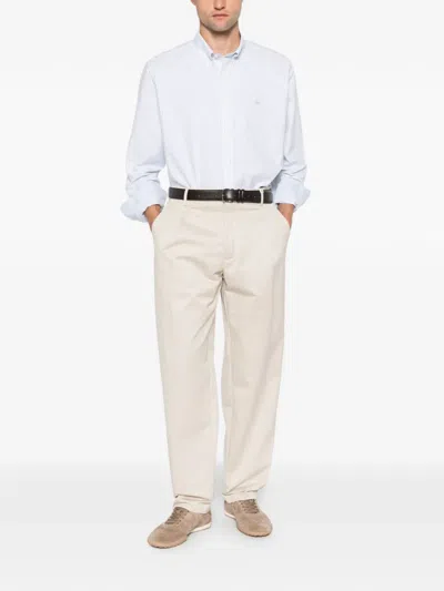 Brooks Brothers Striped Button-down Shirt In Blue