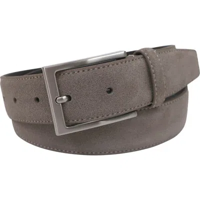 Brooks Brothers Suede Belt In Taupe