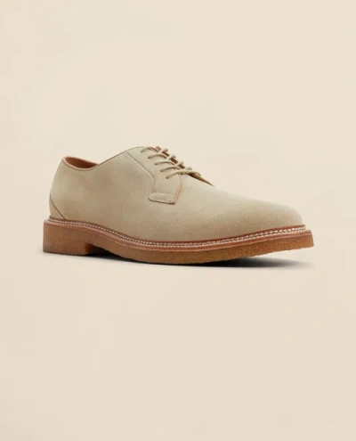 Brooks Brothers Suede Blucher Dress Shoes In Brown
