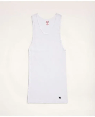 Brooks Brothers Supima Cotton Athletic Undershirt-3 Pack In White
