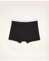 Brooks Brothers Supima Cotton Boxer Briefs - 3 Pack In Black