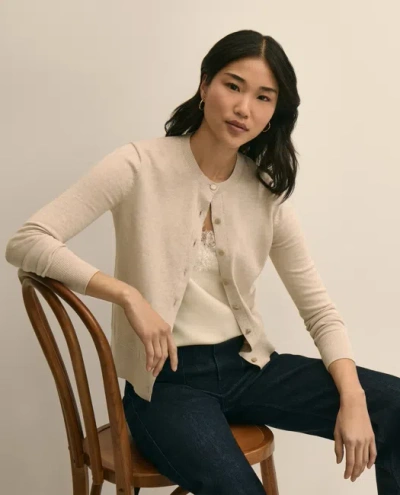 Brooks Brothers Supima Cotton Cardigan Sweater In Neutral