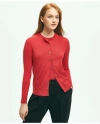 Brooks Brothers Supima Cotton Cardigan Sweater | Bright Red | Size Xs