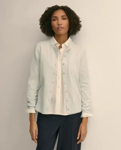 Brooks Brothers Supima Cotton Cardigan Sweater In Neutral