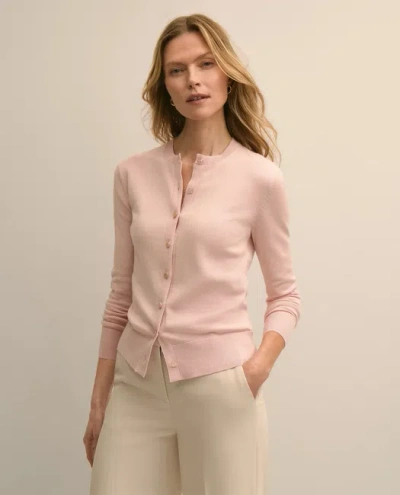 Brooks Brothers Supima Cotton Cardigan Sweater In Pink