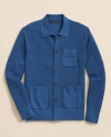 Brooks Brothers Supima Cotton Chore Coat Sweater In Blue