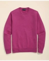 Brooks Brothers Supima Cotton Crewneck Sweater In Berry Heather