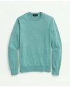 Brooks Brothers Supima Cotton Crewneck Sweater In Green Heather
