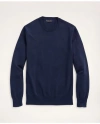 Brooks Brothers Supima Cotton Crewneck Sweater In Navy