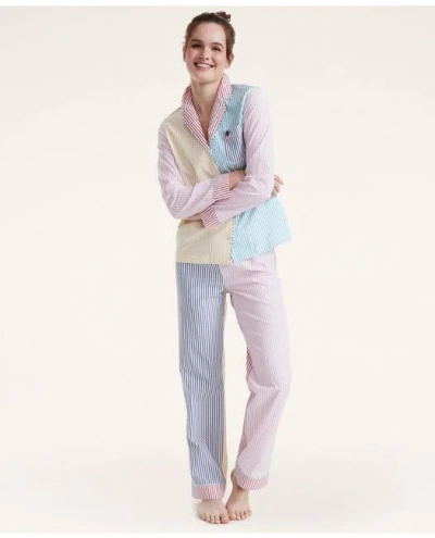 Brooks Brothers Supima Cotton Fun Shirt Pajamas | Size Large In Multi