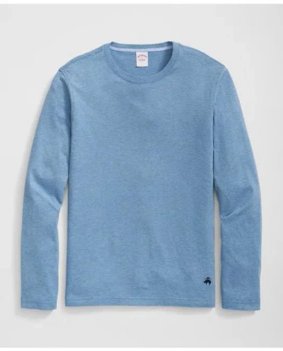 Brooks Brothers Supima Cotton Golden Fleece Long-sleeve T-shirt In Blue