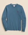 Brooks Brothers Supima Cotton Long-sleeve Logo T-shirt In Blue