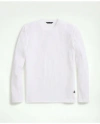 Brooks Brothers Supima Cotton Long-sleeve Logo T-shirt In White