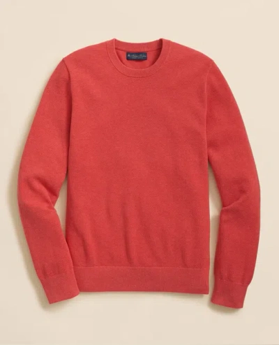 Brooks Brothers Supima Cotton Pique Crewneck Sweater In Red