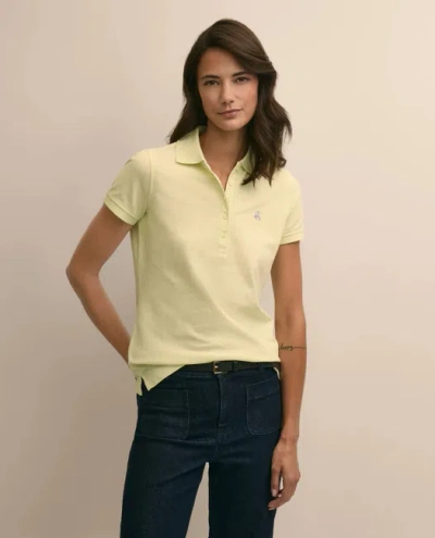 Brooks Brothers Supima Cotton Pique Polo Shirt In Yellow