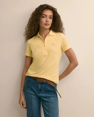 Brooks Brothers Supima Cotton Pique Polo Shirt In Yellow