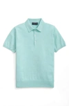 Brooks Brothers Supima® Cotton Polo Sweater In Blue