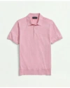 Brooks Brothers Supima Cotton Short-sleeve Polo Sweater | Pink | Size Xl