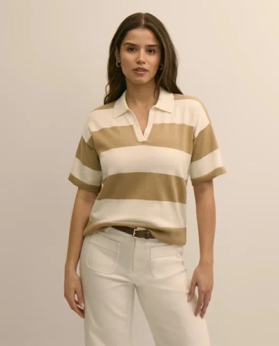 Brooks Brothers Supima Cotton Short-sleeve Rugby Polo Sweater In Multi