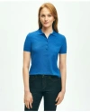 Brooks Brothers Supima Cotton Stretch Pique Polo Shirt In Dark Blue Heather