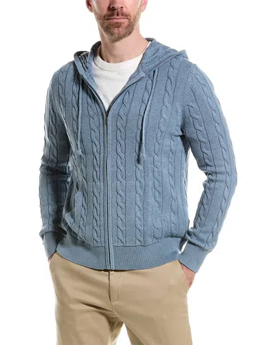 Brooks Brothers Sweater Jacket In Blue