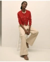 Brooks Brothers Sweater Jacket In Supima Cotton In Red