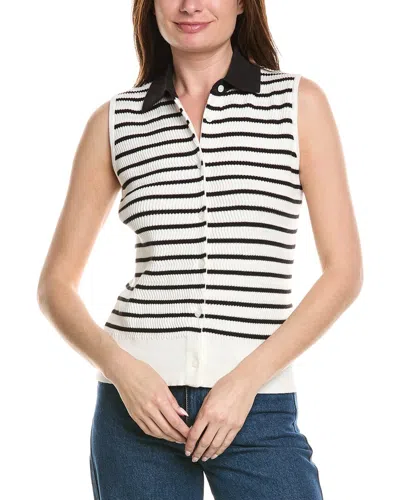 Brooks Brothers Sweater Vest In Black