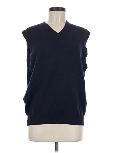 Pre-owned Brooks Brothers Sweater Vest In Blue