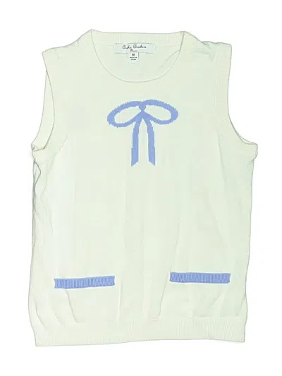 Pre-owned Brooks Brothers Kids' Sweater Vest In Green