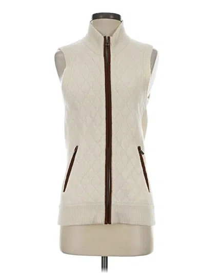 Pre-owned Brooks Brothers Sweater Vest In White