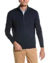 Brooks Brothers Big & Tall Ultimate Merino Wool Half-zip Sweater In Blue