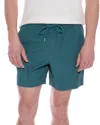 Brooks Brothers Swim Trunk In Teal