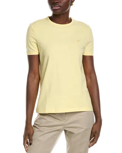 Brooks Brothers T-shirt In Yellow