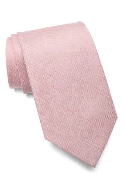 Brooks Brothers Textured Tie In Pink