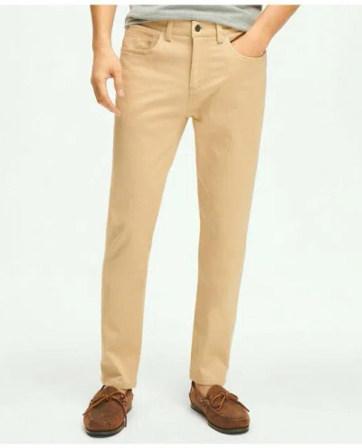 Brooks Brothers The 5-pocket Twill Pants | Dark Beige | Size 36 30