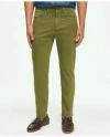 Brooks Brothers The 5-pocket Twill Pants In Medium Green