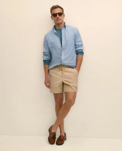 Brooks Brothers The 6" Friday Shorts In Brown