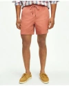 Brooks Brothers The 6" Friday Shorts In Dark Pink