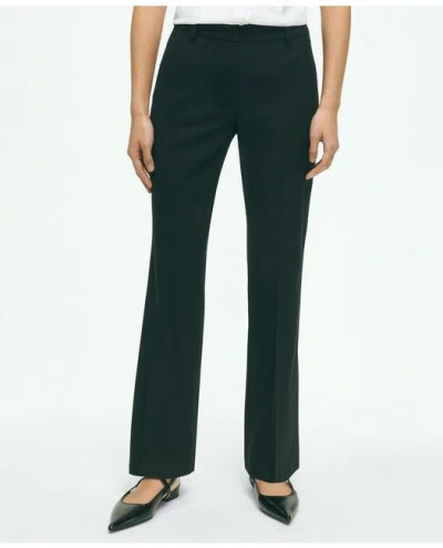 BROOKS BROTHERS THE ESSENTIAL STRETCH WOOL FLARE LEG TROUSERS