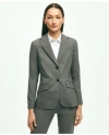Brooks Brothers The Essential Stretch Wool Jacket In Dark Grey